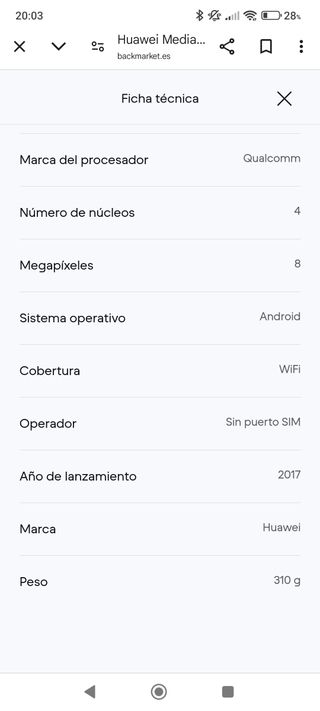 Tablet Huawei Mediapad M3 lite 8