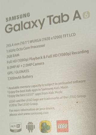 GALAXY TAB A6 2016 CON TECLADO INALÁMBRICO