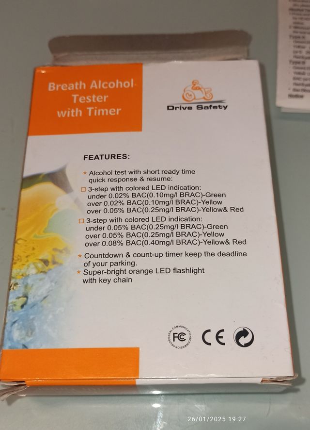 Alcohol Tester portachiavi