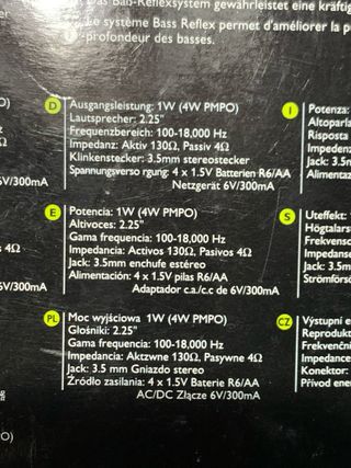 Altavoces vintage Philips