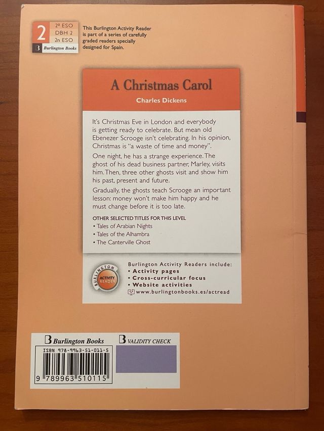 Libro inglés CHRISTMAS CAROL A ESO2 ACTIVITY