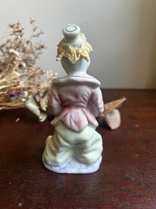 Payaso de porcelana vintage