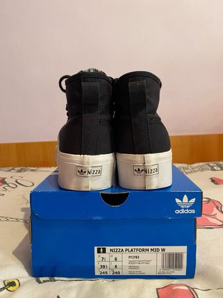 Adidas Nizza platform mid shoes