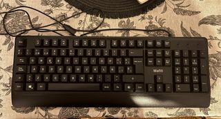 Teclado de membrana con cable USB