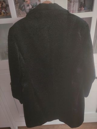 Abrigo mujer, símil astracán 