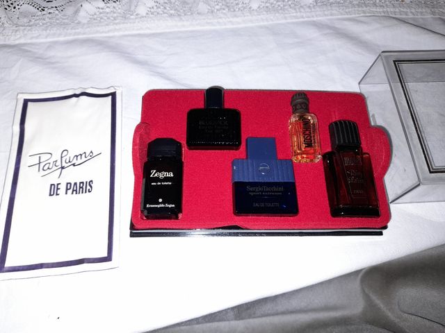 Coleccion de perfumes de París.