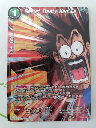 SECRET TREATY HERCULE - DRAGON BALL CARD