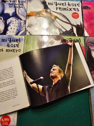 Colección de 19 Libro CDs de Miguel Bosé