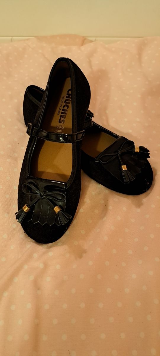 Manoletina de piel Chuches