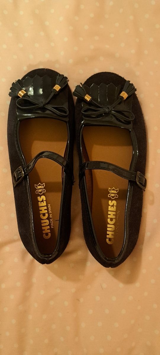 Manoletina de piel Chuches