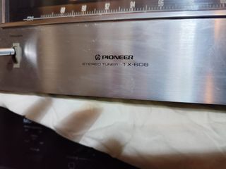 PIONEER sintonizador TX 608 II seríe plata