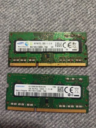 RAM Samsung 2x4gb 