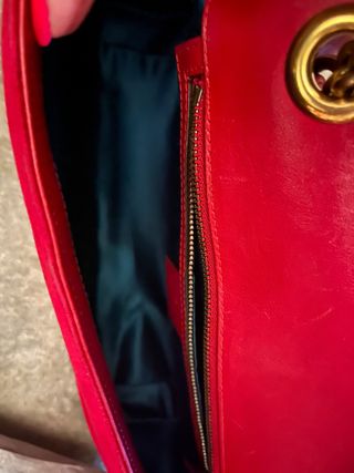 Bolso Gucci terciopelo rojo original