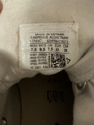 Zapatilla Converse t.41