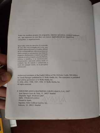 JavaScript: La guia definitiva/ The Definitive Guide (Spanish Edition)