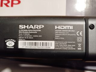 Barra de sonido Sharp HT- SBW460