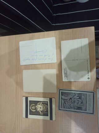 Estampas y postales religiosas