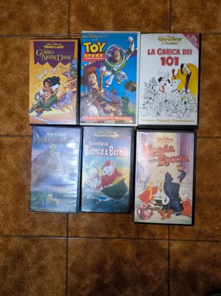 Video cassette Walt Disney - lotto VHS