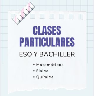 Clases de repaso (ESO y Bachiller)