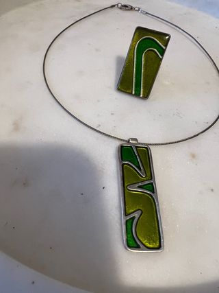 Conjunto joyería de plata