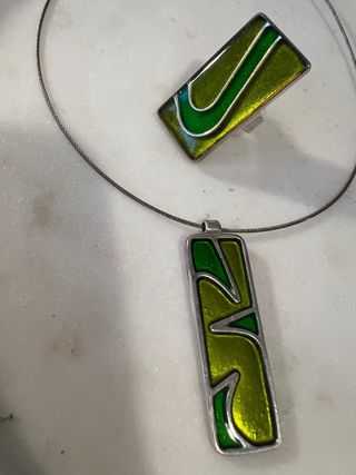 Conjunto joyería de plata