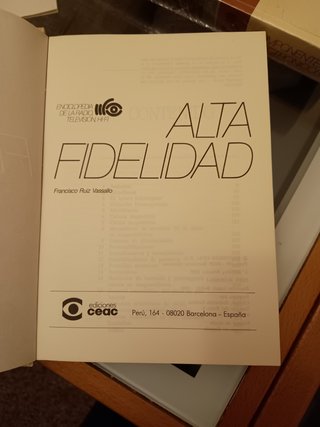 Tecnología,alta fidelidad .