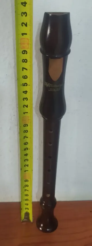 Flauta dulce Mollenhauer, fabricada en Alemania,
