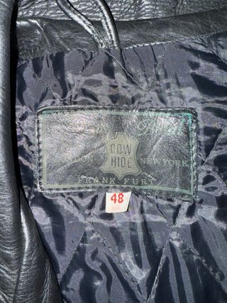 Cazadora de cuero moto tipo Schott Perfecto 48