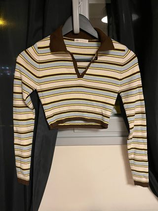 Jersey corto de rayas talla s