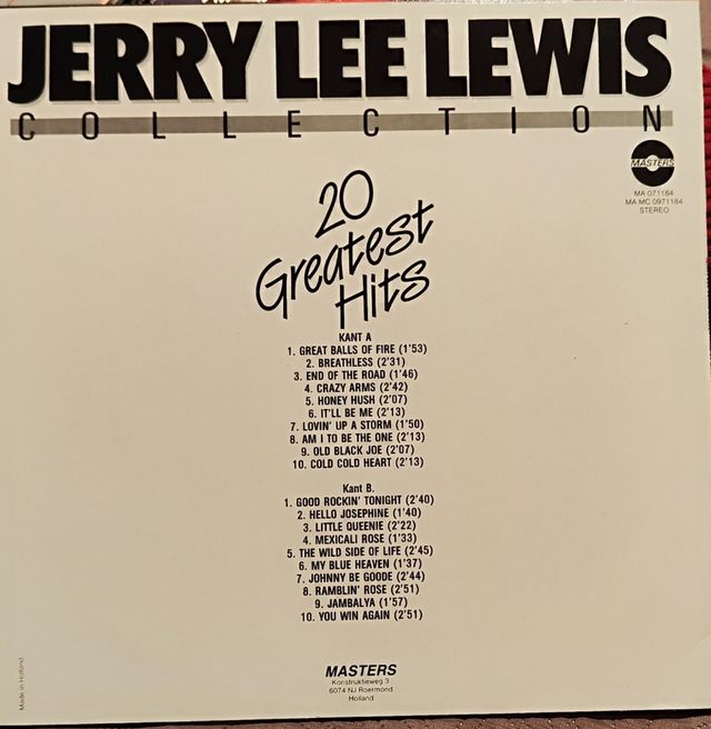 Disco lp Jerry Lee Lewis