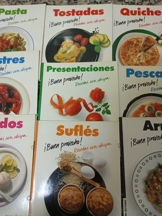 8 LIBRITOS COCINAR CON CHISPA