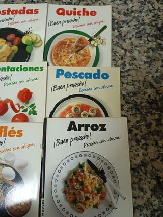 8 LIBRITOS COCINAR CON CHISPA