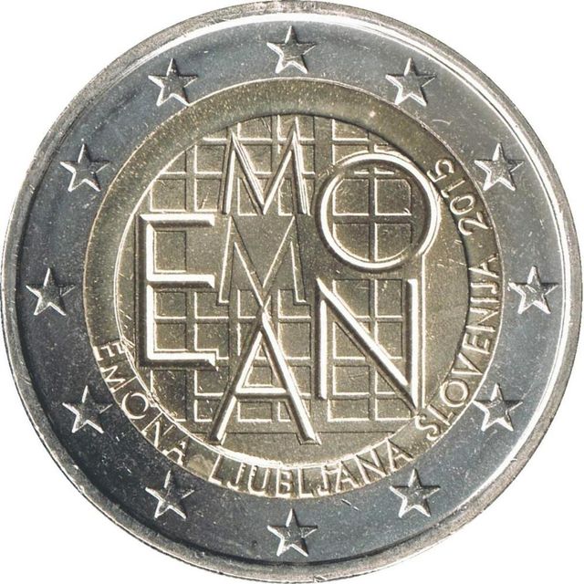 2 monedas 2€ Eslovenia 2013-2015 Conmemorativa