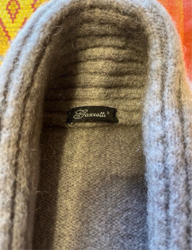 Cardigan viola in cashmere