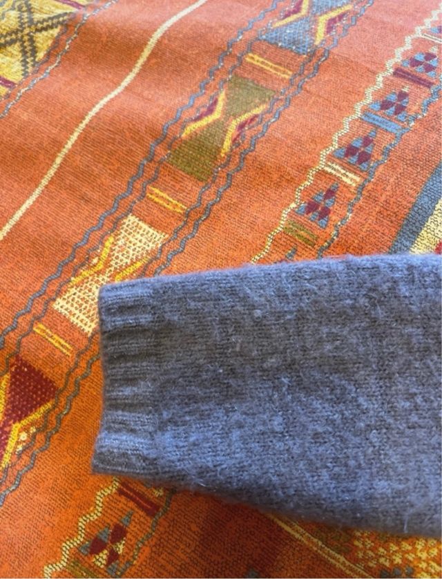 Cardigan viola in cashmere