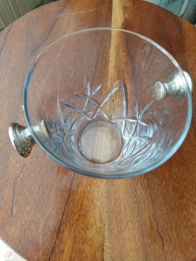 Cubitera cristal y plata