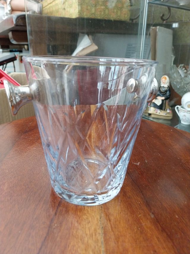 Cubitera cristal y plata