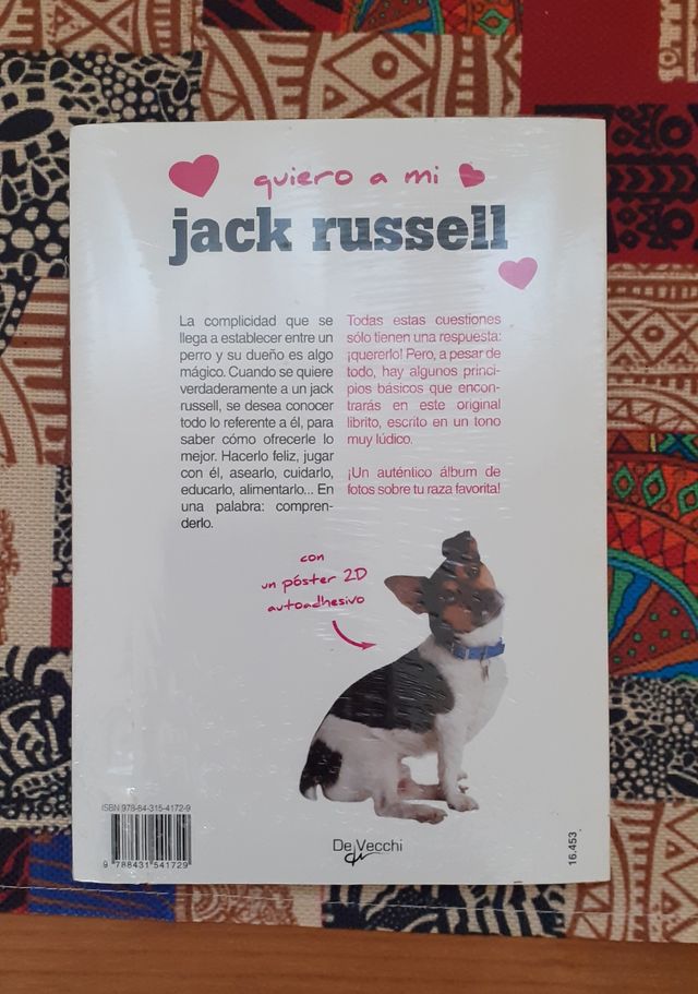 PRECINTADO Libro Jack Russell con póster 