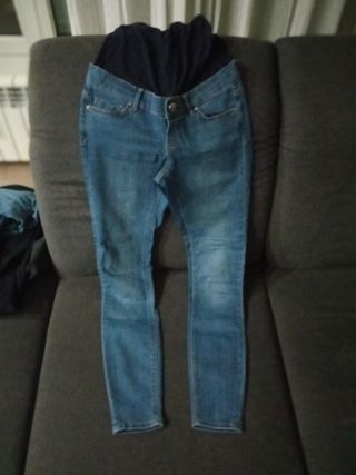pantalón vaquero premamá. 34-S. embarazo