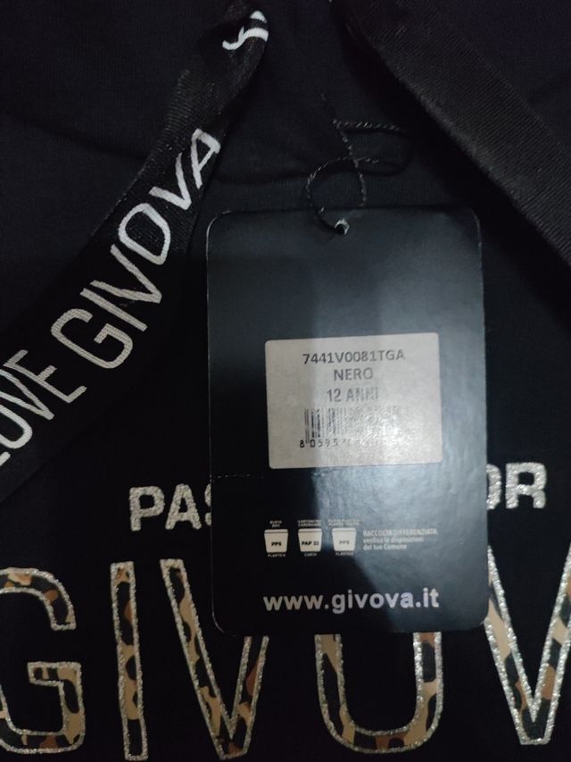 Felpa Givova nuova con cartellino 
