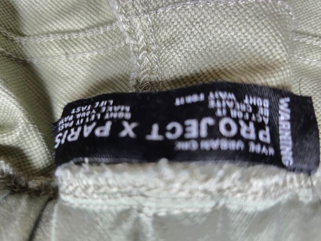 Pantalón cargo Project x París verde, t36,