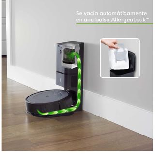 Robot aspirador estación de vaciado automático I5