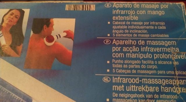 Aparato masajeador infrarrojo 