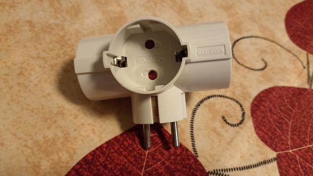 Adaptadores con interruptor .
5 piezas