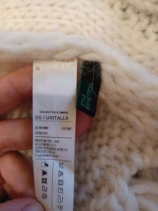Sciarpone donna Benetton 