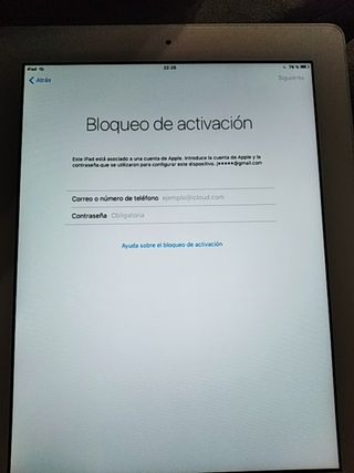 iPad antigua 2 generación