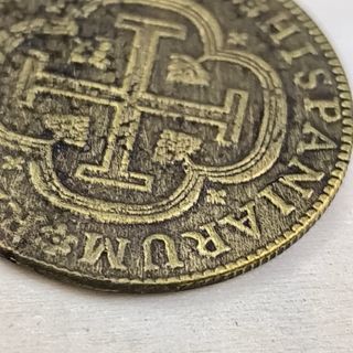 Moneda 4 escudos 1725 Dorada