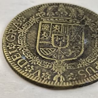 Moneda 4 escudos 1725 Dorada