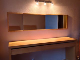 Espejo Ikea Malm tocador 170cm, hojas plegables 