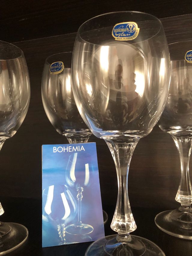 Copas cristal bohemia